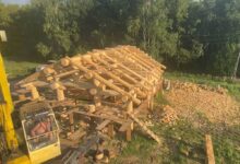 Photo of Строительство дома из бревна: основные этапы